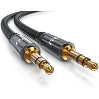 Primewire Audio-Kabel, AUX, 3,5-mm-Klinke (200 cm), HiFi Klinkenkabel für Audiogeräte Premium Series - 2m
