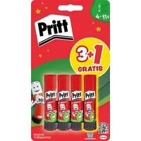PRITT Bastelkleber Pritt Klebestift 4 x 11g – Kindgerechter Bastelkleber