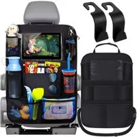 XTROBB Rücksitzorganizer Autositz-Organizer Rückenlehne mit Tabletfach und 10 Taschen Auto (Autositz-Organizer mit Tabletfach und 10 Aufbewahrungstaschen, Autositz-Organizer mit Tabletfach und 10 Taschen), Tabletfach mit Touchfunktion, 10 Taschen, wa