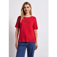 STREET ONE Print-Shirt im soften Baumwoll-Mix