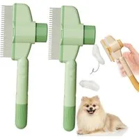 Zyronn Fellbürste Bürste für katze, Katzenbürste für Fellbürste & Haustierpflege, (2-tlg)