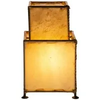 Marrakesch Orient & Mediterran Interior Nachttischlampe Lampe de table orientale, lampe de chevet Afson Beige, Handarbeit