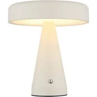 homsy by Ana Johnson LED Tischleuchte NORVA Akkutischleuchte, Dimmfunktion, Ein-/Ausschalter, Farbsteuerung, USB-Anschluss mit Ladefunktion, USB-Ladefunktion, mehrere Helligkeitsstufen, LED fest integriert, warmweiß - kaltweiß, Akku-Tischlampe USB-C,