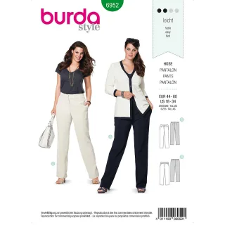 burda Schnitt 6952 "Hose große Größe"