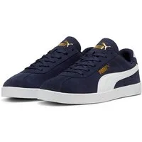PUMA CLUB II Sneaker aus Leder, mit Schnürverschluss, mit profiliertem Laufsohlenprofil