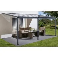 KONIFERA Terrassendach Barcelona, BxT: 557x300 cm, Bedachung Doppelstegplatten, in verschiedenen Größen