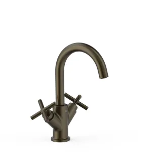 Tres 2 Griff Waschtischarmatur Mit Griff G3/8" flexible Anschlussschläuche, 28310301KMB 28310301KMB