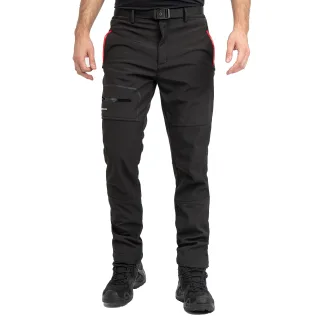 Höhenhorn Trekmaster Herren Wanderhose Softshellhose Outdoorhose Gefüttert Sn... S Schwarz