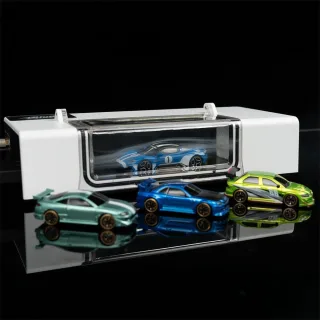ModelZone 1/64 Scale RC Car Model Visual Desktop Wind Tunnel Brings Dynamic Airflow Effects Display Setup for Collectors