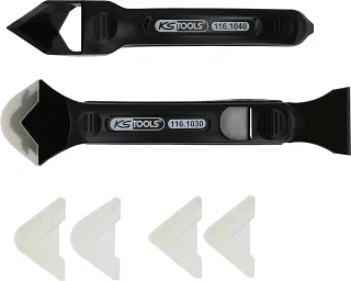 KS Tools FUGENFIX Silikonschaber- und Abziehersatz, 7-tlg - 116.1050