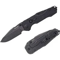 Real Steel Taschenmesser Real Steel Evolution Ironclad Drop D2 Steel & G10 All Black