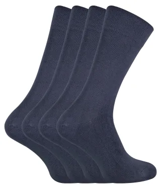 SOCK SNOB - 4 Paar Bambus dünne super weiche Anzugssocken für Männer & Frauen