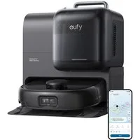 eufy Saugroboter Omni E28 HydroJet Tiefenreinigers,20000pa, mit Beutel, mit Wischfunktion, All-in-One-Station, App Control