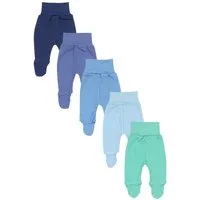 TupTam Schlupfhose TupTam Baby Unisex Hose mit Fuß Bunte 5er Pack