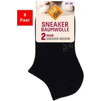 Nur Die Sneakersocken Baumwolle (8-Paar)