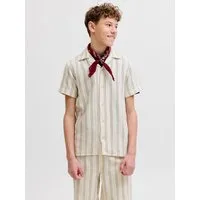 Jack & Jones Junior Kurzarmhemd JORCOBA STRIPE RESORT SHIRT SS SN JNR