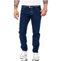 Rock Creek Straight-Jeans Herren Jeans Rinsedwashed Dunkelblau RC-3100