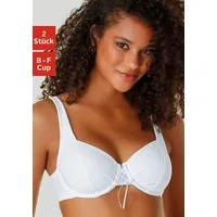 petite fleur by Lascana Dekolleté-BH (Packung, 2 Stück) mit Bügel und schönen Raffungen im Cup, Dessous