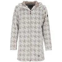 Rivercreek Fleecejacke 50943 Damen Jacke gefüttert mit Hahnentritt-Muster - Jacke Fleece mit Kapuze