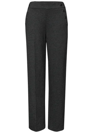 Street One - Straight Leg Hose schwarz - Gr. - 30
