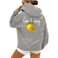 RMK Kapuzenpullover Damen Winter Pullover Sour & Juicy
