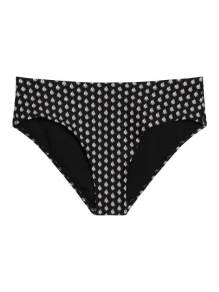 Marc O'Polo Damen Bikini-Hose Palm Border GeoBikini Slip, Bikini Unterteil, Bikinihose