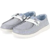 Hey Dude HeyDude HD45217-1XQ Damen Textil grey Schnürschuh