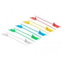 Kabelbinder mit Beschriftungsfeld, 205mm x 2,8mm 10 Stück, farbig sortiert