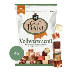 Graf Barf Vollwertmenü Lamm 4x2,5kg