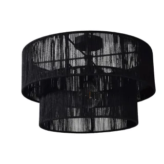 Urban Interiors Deckenleuchten, Schwarz, Metall, Rund, 45x26x45 cm, Lampen & Leuchten, Innenbeleuchtung, Deckenleuchten