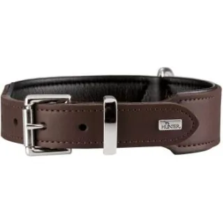 Hunter Hundehalsband basic braun M-L