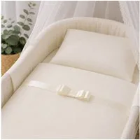 Babymajawelt Babybettwäsche Bettwäsche Set für Wiege Stubenwagen Beistellbett 70x80cm 35x40 cm, Baumwolle, 2 teilig, Edel, Klassisch, Weiche Baumwolle, Made in EU
