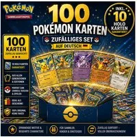 The Pokémon Company Sammelkarte Pokémon Karten Set Deutsch – 50-500 Karten inkl. Holo Mix