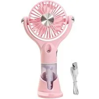 nsihing Handventilator Tragbarer Sprühnebel-Ventilator, Hand-Sprühnebel-Ventilator, Per USB aufladbarer Sprühnebel-Ventilator mit feinem Sprühnebel.