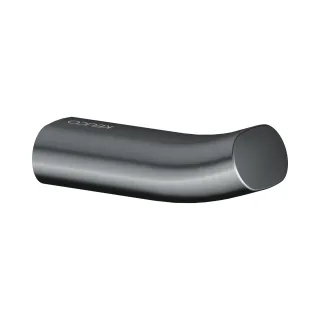 Keuco Handtuchhaken Edition 400 11514, Schwarzchrom gebürstet, 60 mm, 11514130000 11514130000