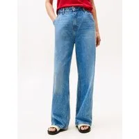 Tommy Hilfiger Weite Jeans Loose Wide Leg Regular Waist mit Tommy Hilfiger Logo-Badge