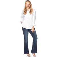 sheego by Joe Browns Bequeme Jeans Bootcut-Jeans mit Pailletten am Bund