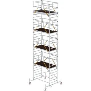 Munk Rollgerüst SG 1,35 x 2,45 m mit Fahrbalken & Doppel-Plattform - 174837