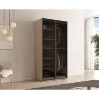 MOEBLO Drehtürenschrank MINEWRA ANTISOL - Kaschmir (Kleiderschrank 2/4/6 türig Schrank Garderobe, Schlafzimmer, Drehtürenschrank, Falttürenschrank, Schrank mit Einlegeböden und Kleiderstange) (BxHxT): 101/202/303x200x49 cm
