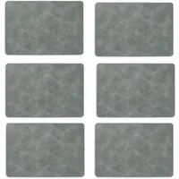 Zeller Present Platzset, (Set, 6-St), Kunstleder, 6-teilig, 30 x 42,5 cm
