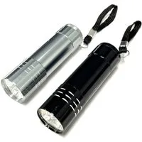 HAC24 LED Taschenlampe Taschenlampe Mit 3 Power Leds Extreme Helligkeit (1-St), inkl. Batterien