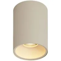 Qazqa LED Aufbaustrahler Deep, ohne Leuchtmittel, Extra-Warmweiß, QAZQA Aufbau­spot, gu10, Beige, Aluminium, Modern