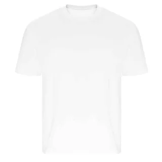 Ecologie - T-Shirt für Herren/Damen Unisex, recyceltes Material, Übergroß (Weiß)