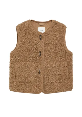 s.Oliver - Outdoor-Weste braun - Gr. - 40