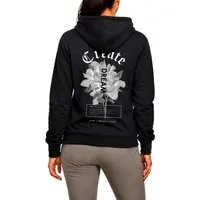Banco Hoodie Damen Flower Blume Kapuzenpullover Langarm "Create" Kapuzenpullover mit 2 Eingriffstaschen