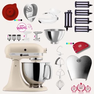 KitchenAid Artisan 4,8 Liter KSM175 Spar-Set Pasta Deluxe mit...