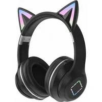 KINSI Bluetooth-Headset, wettbewerbsfähiges Gaming-Headset mit LED-Leuchten Kinder-Kopfhörer (Over-Ear, Noise-Cancelling)