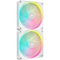 iCUE LINK LX140 RGB, Gehäuselüfter weiß, 2er Pack, 140 mm