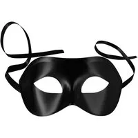 dressforfun Kostüm Venezianische Maske einfarbig, Elegante Halbmaske in Einheitsgröße