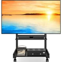 TVON TV-Ständer TV Rollwagen Für 40 bis 86 Zoll Fernseher bis zu 68 KG Max, (bis 86 Zoll, 1-tlg., rollbar, VESA 600x400 mm)